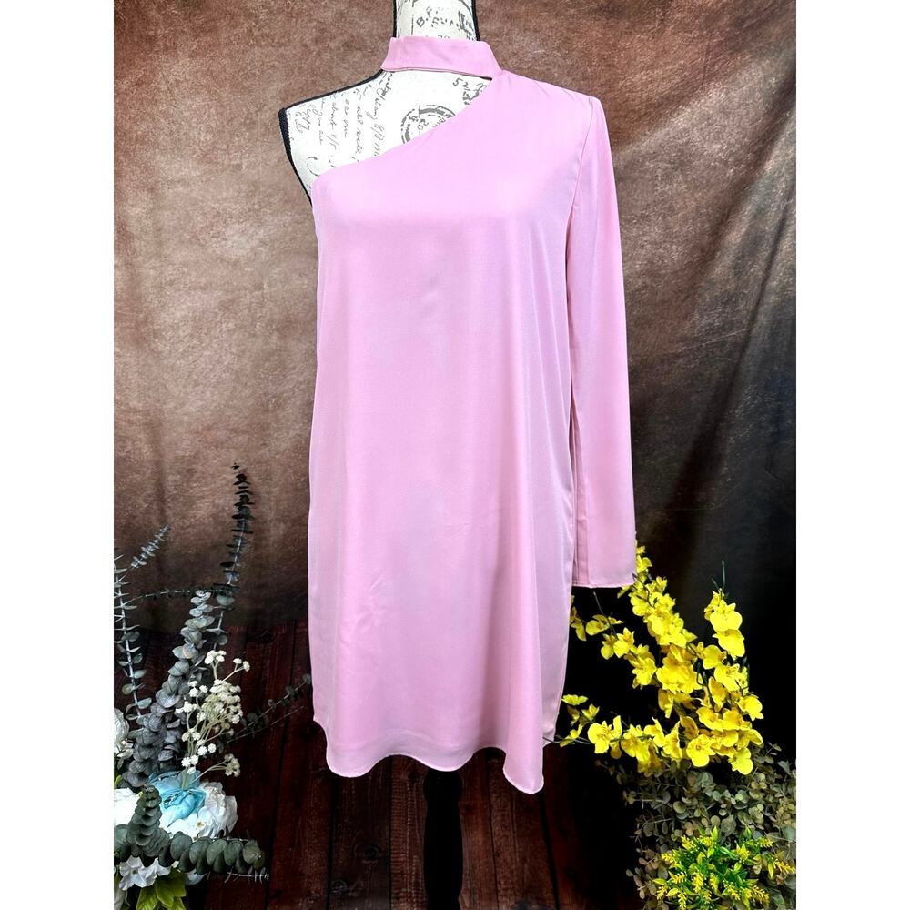 Three Eighty Two Ally One Shoulder Slit Sleeve Ch… - image 2